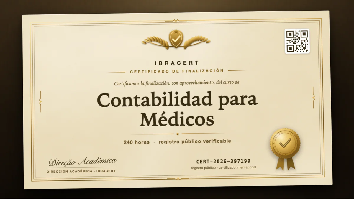 Portada del curso Contabilidad para Médicos