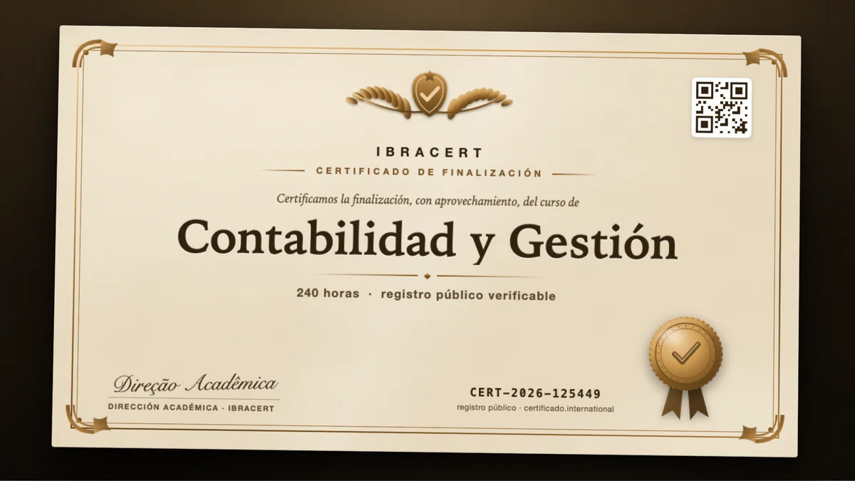 Portada del curso Contabilidad y Gestión
