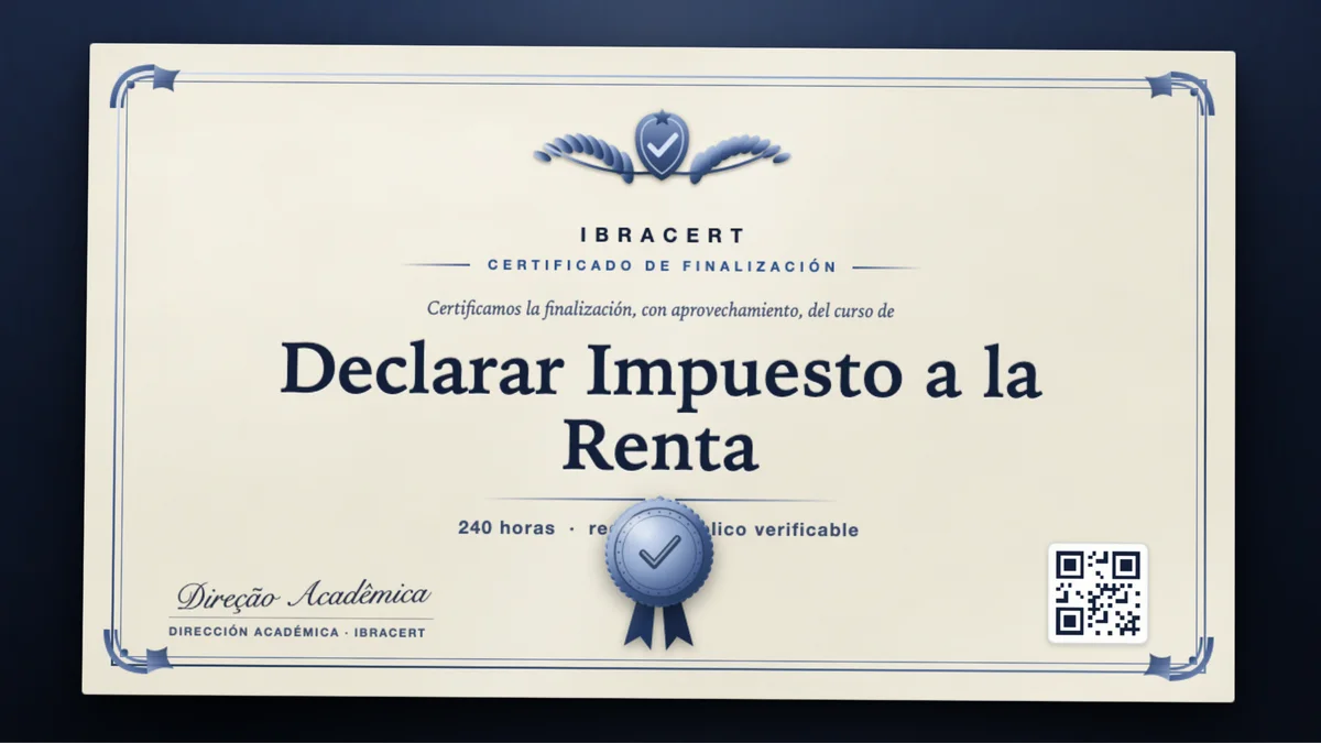 Portada del curso Declarar Impuesto a la Renta