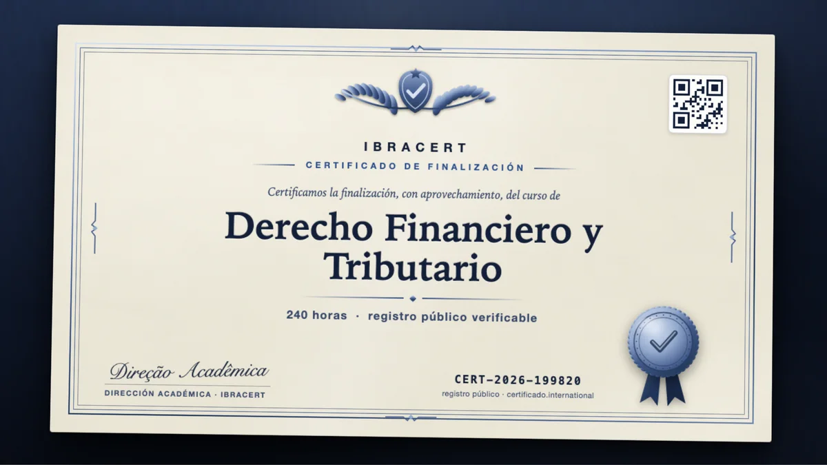 Portada del curso Derecho Financiero y Tributario