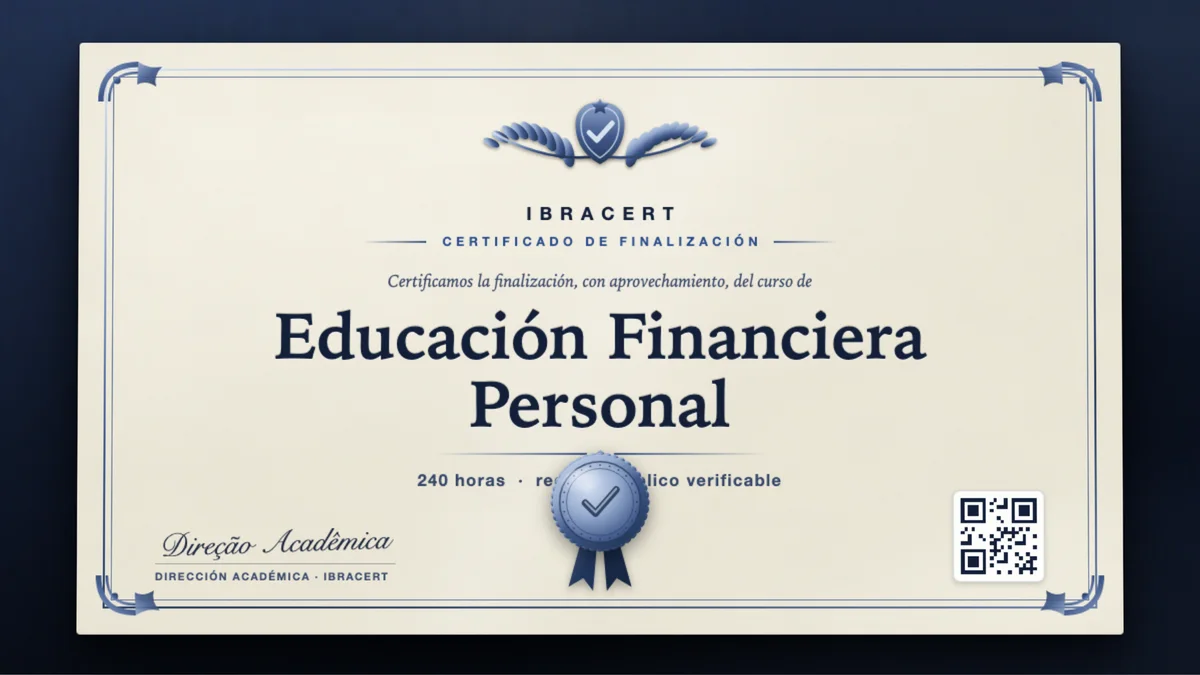 Portada del curso Educación Financiera Personal