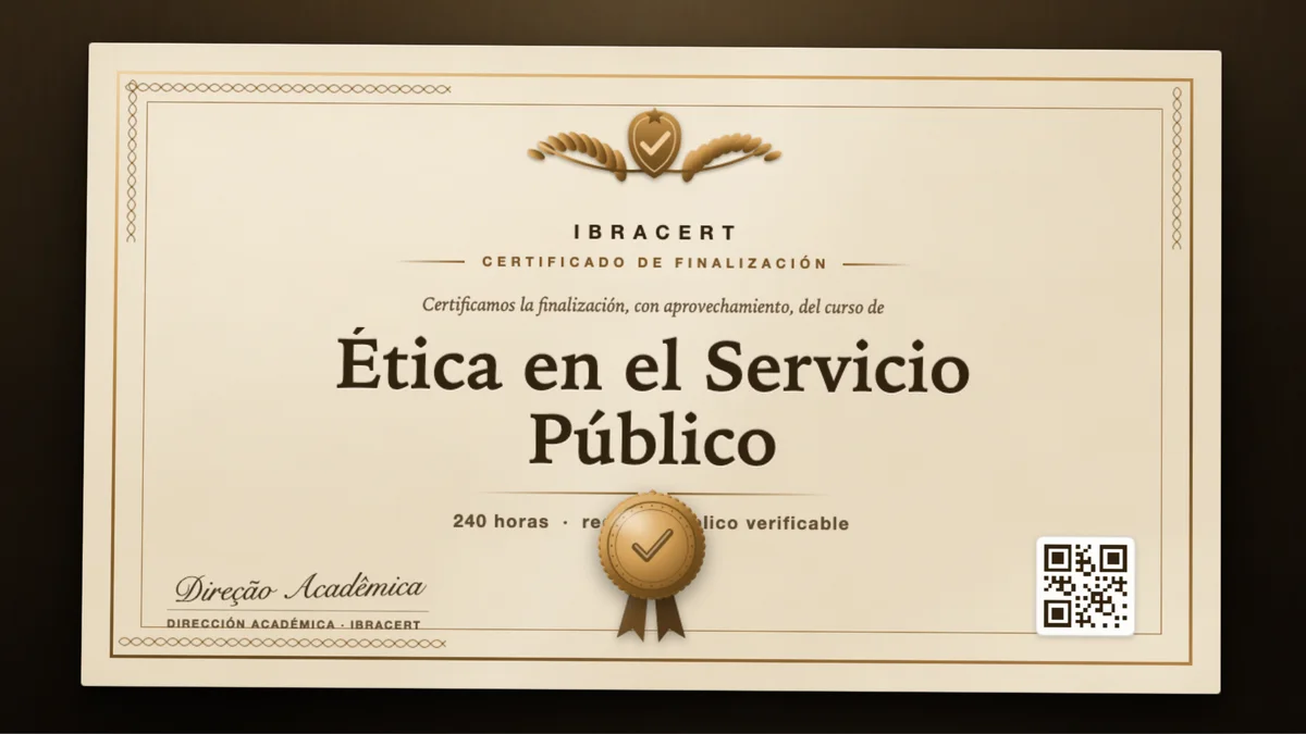 Portada del curso Ética en el Servicio Público