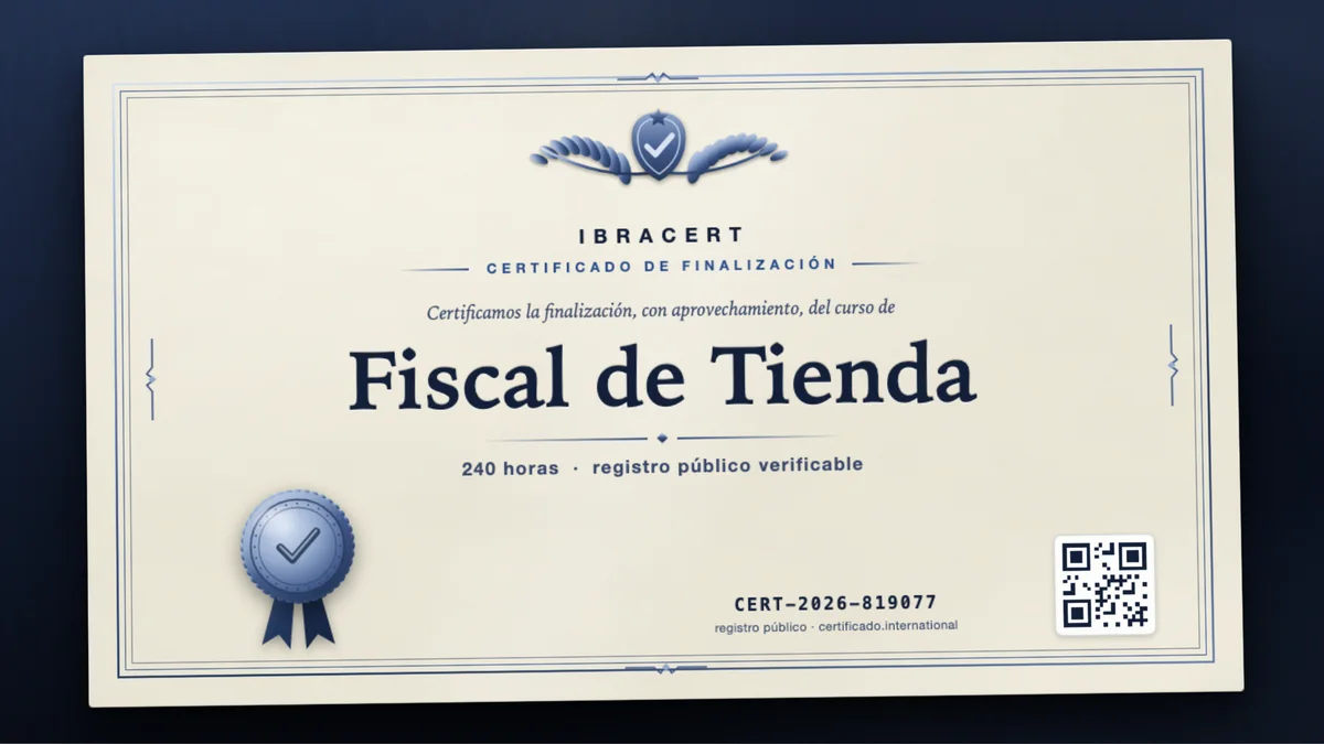 Portada del curso Fiscal de Tienda