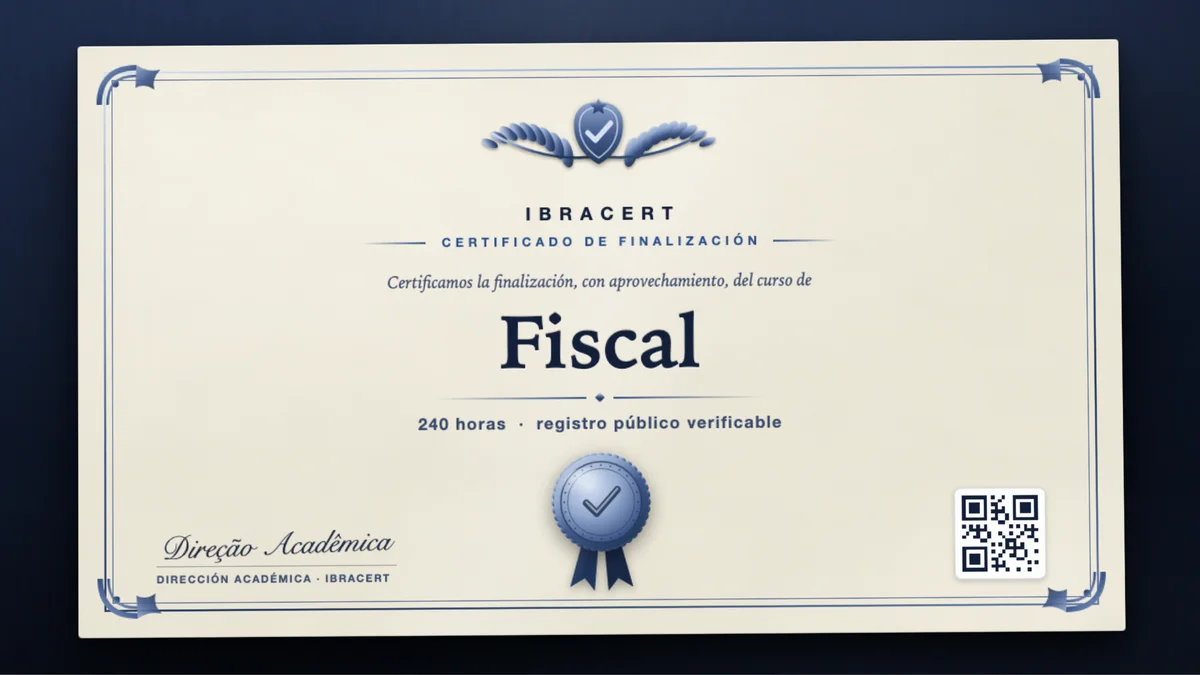 Portada del curso Fiscal