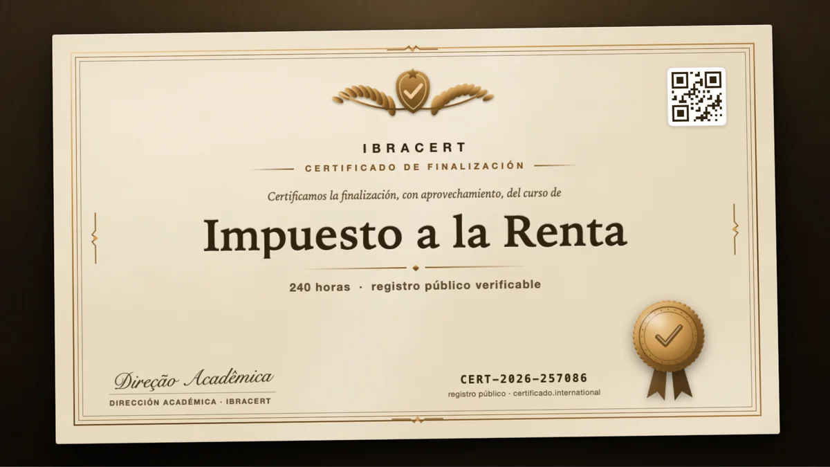 Portada del curso Impuesto a la Renta