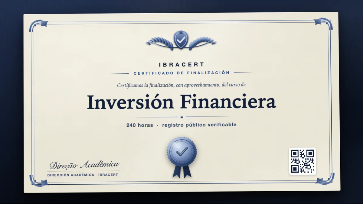 Portada del curso Inversión Financiera