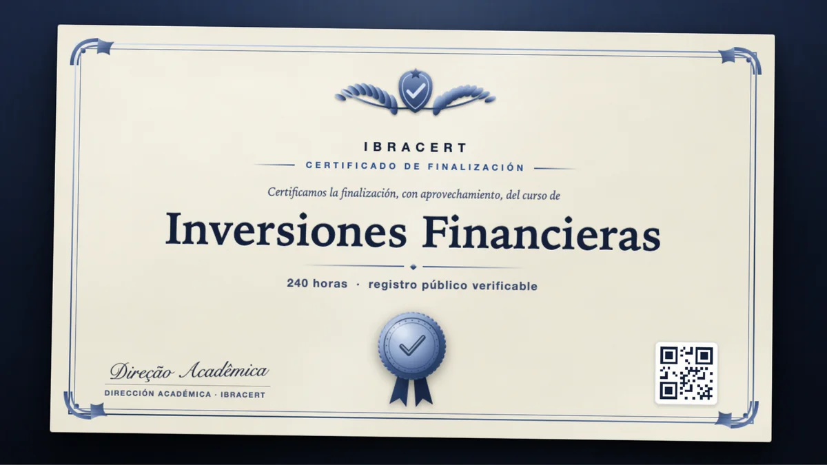 Portada del curso Inversiones Financieras
