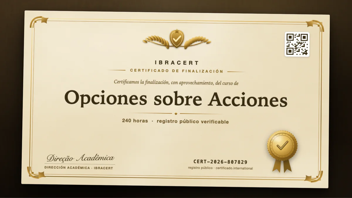 Portada del curso Opciones sobre Acciones