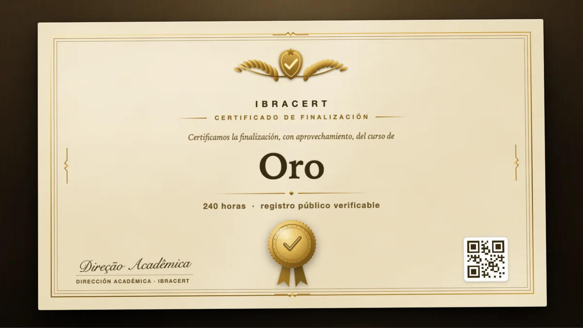 Portada del curso Oro