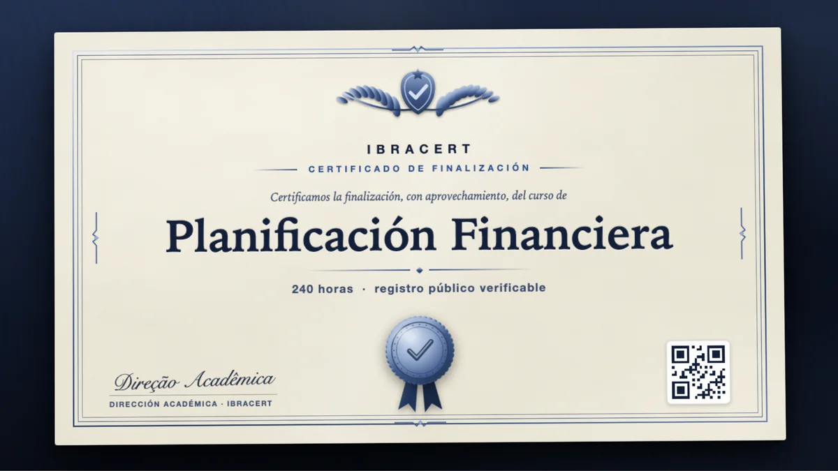 Portada del curso Planificación Financiera