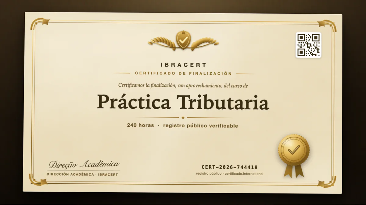 Portada del curso Práctica Tributaria