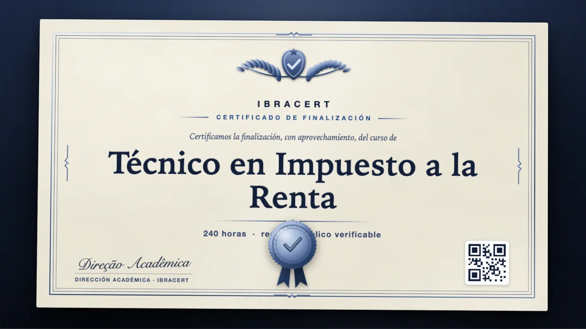 Portada del curso Técnico en Impuesto a la Renta