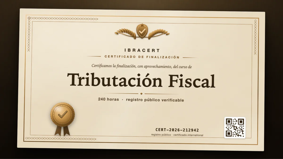 Portada del curso Tributación Fiscal