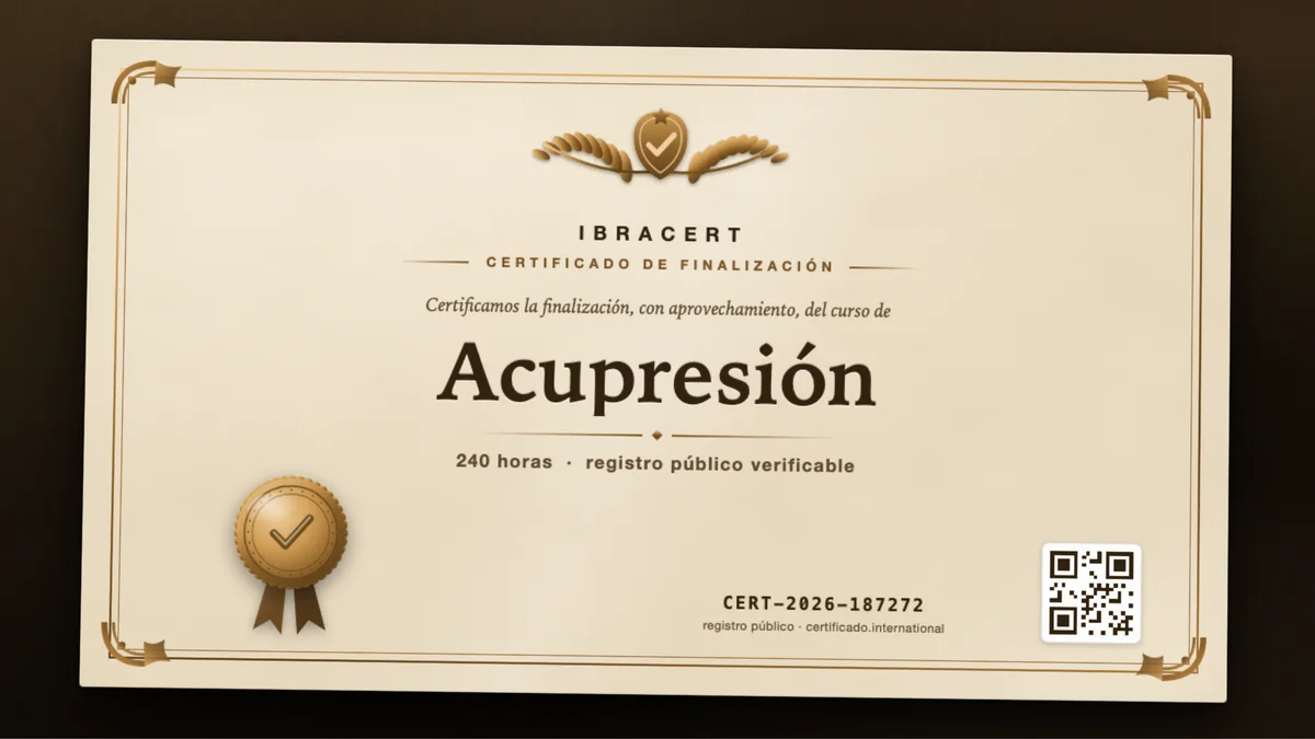 Portada del curso Acupresión