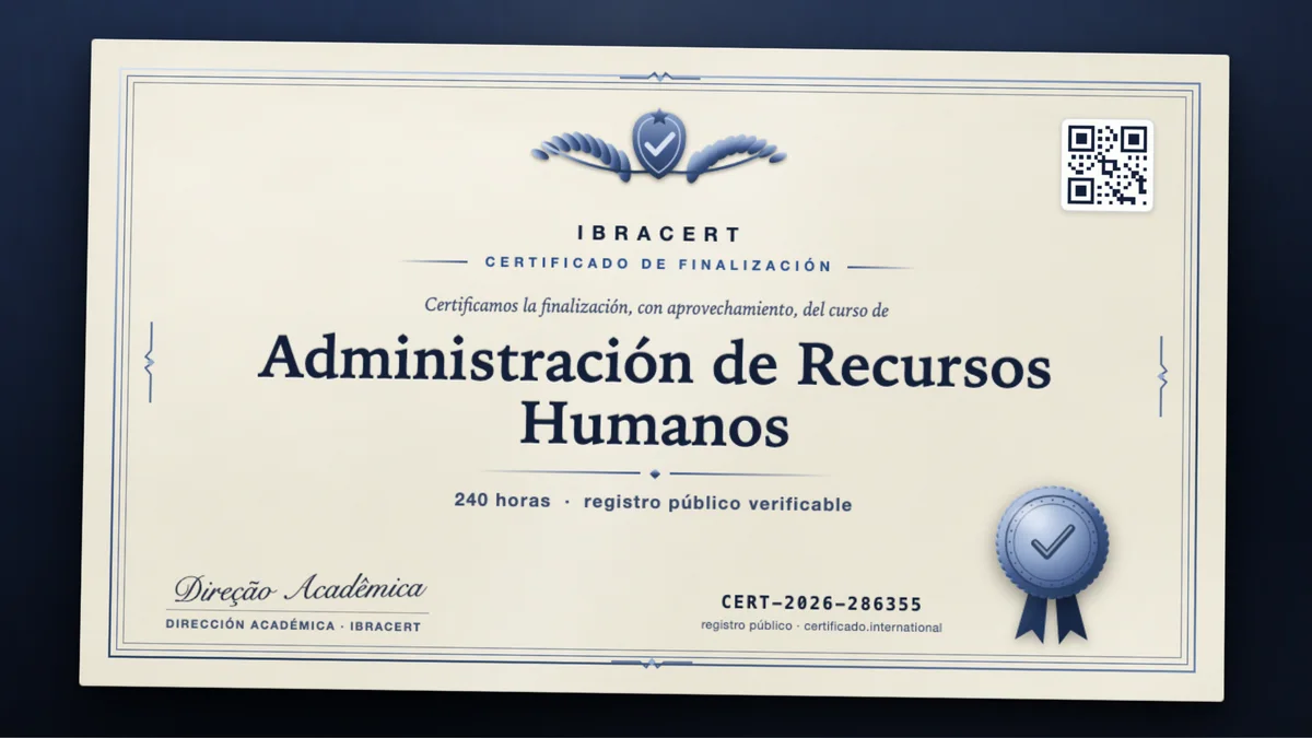 Portada del curso Administración de Recursos Humanos
