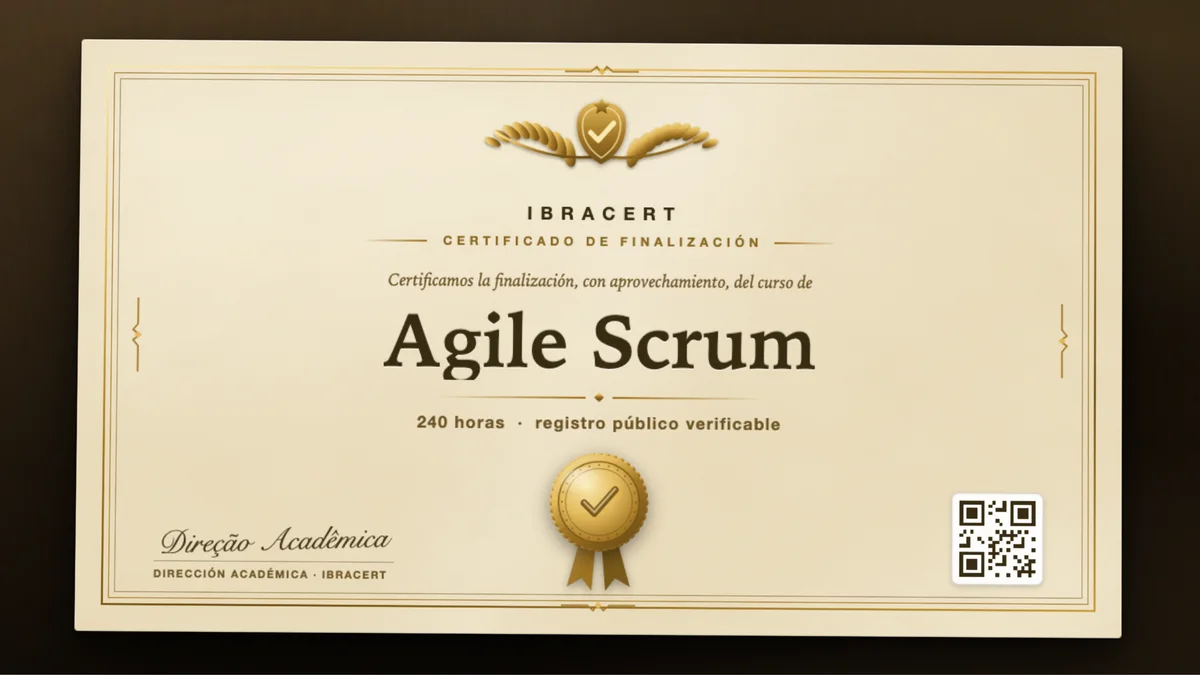Portada del curso Agile Scrum