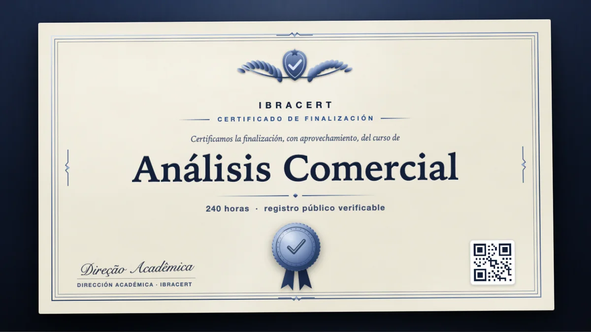 Portada del curso Análisis Comercial