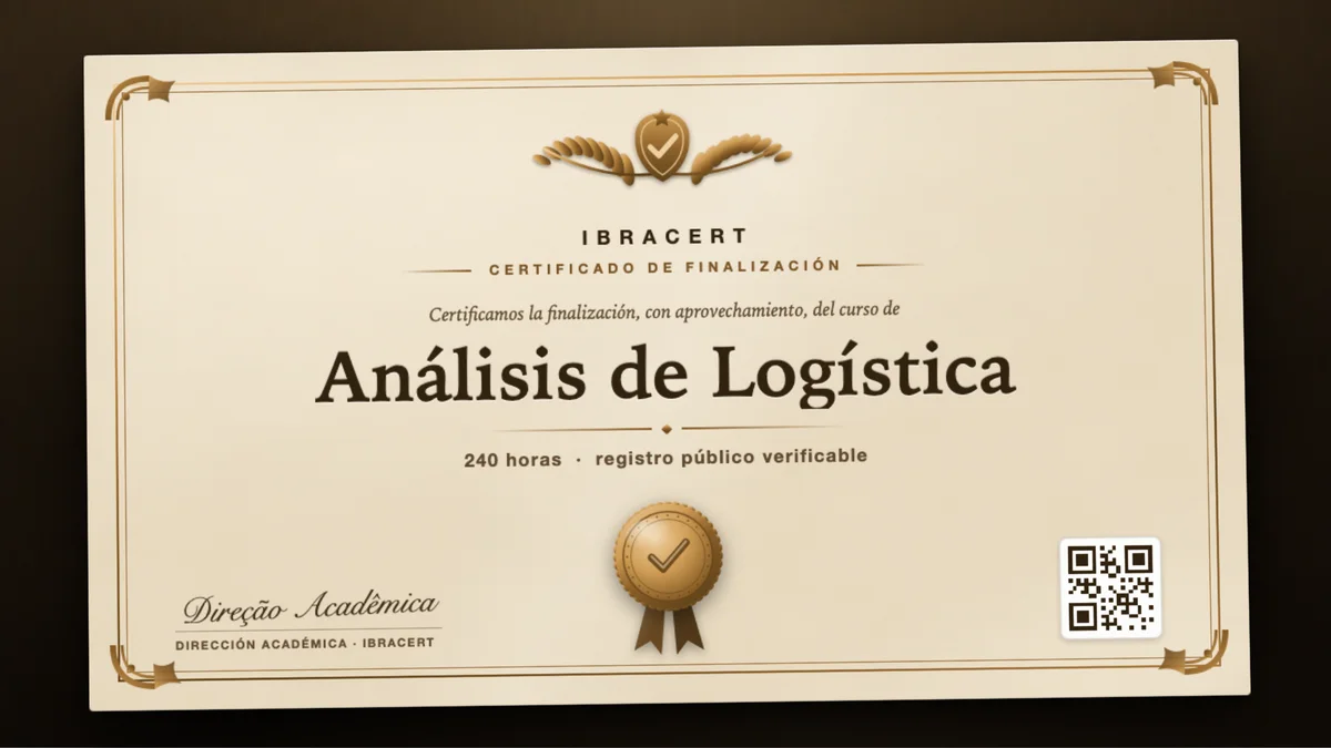 Portada del curso Análisis de Logística