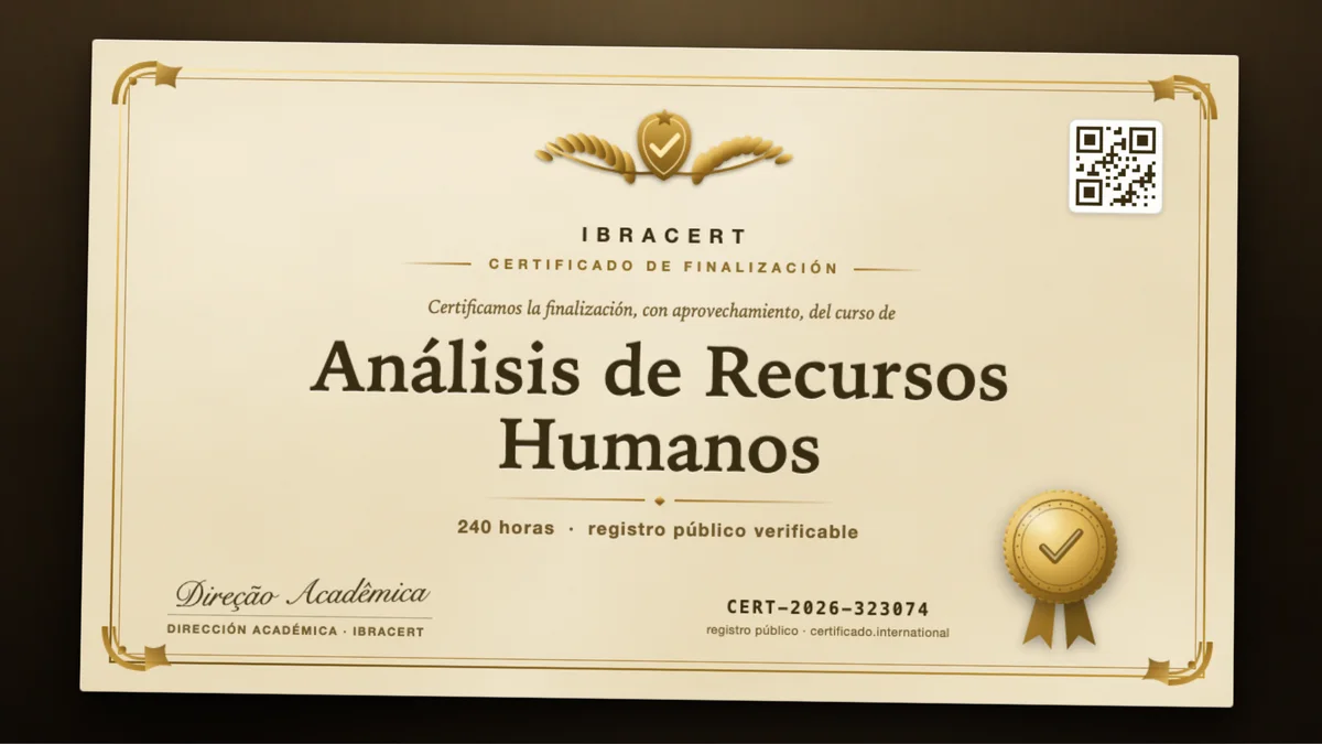 Portada del curso Análisis de Recursos Humanos