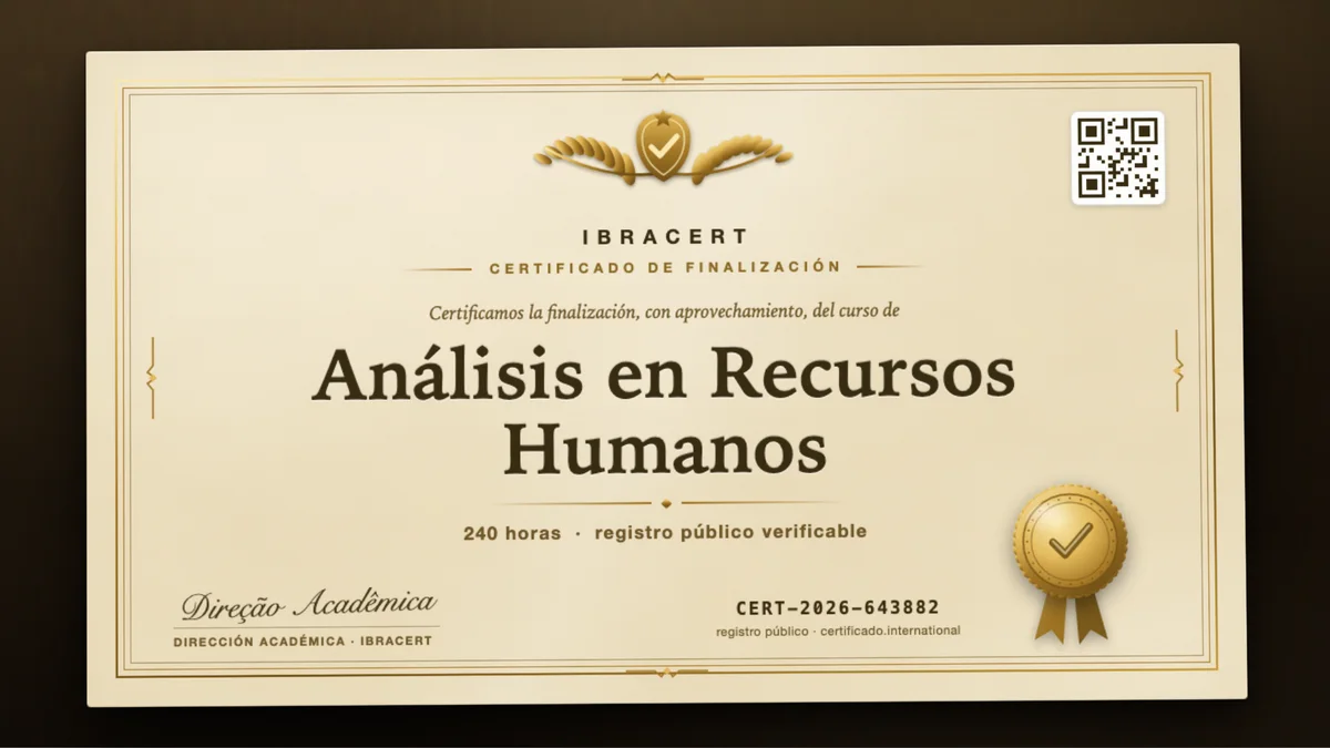 Portada del curso Análisis en Recursos Humanos