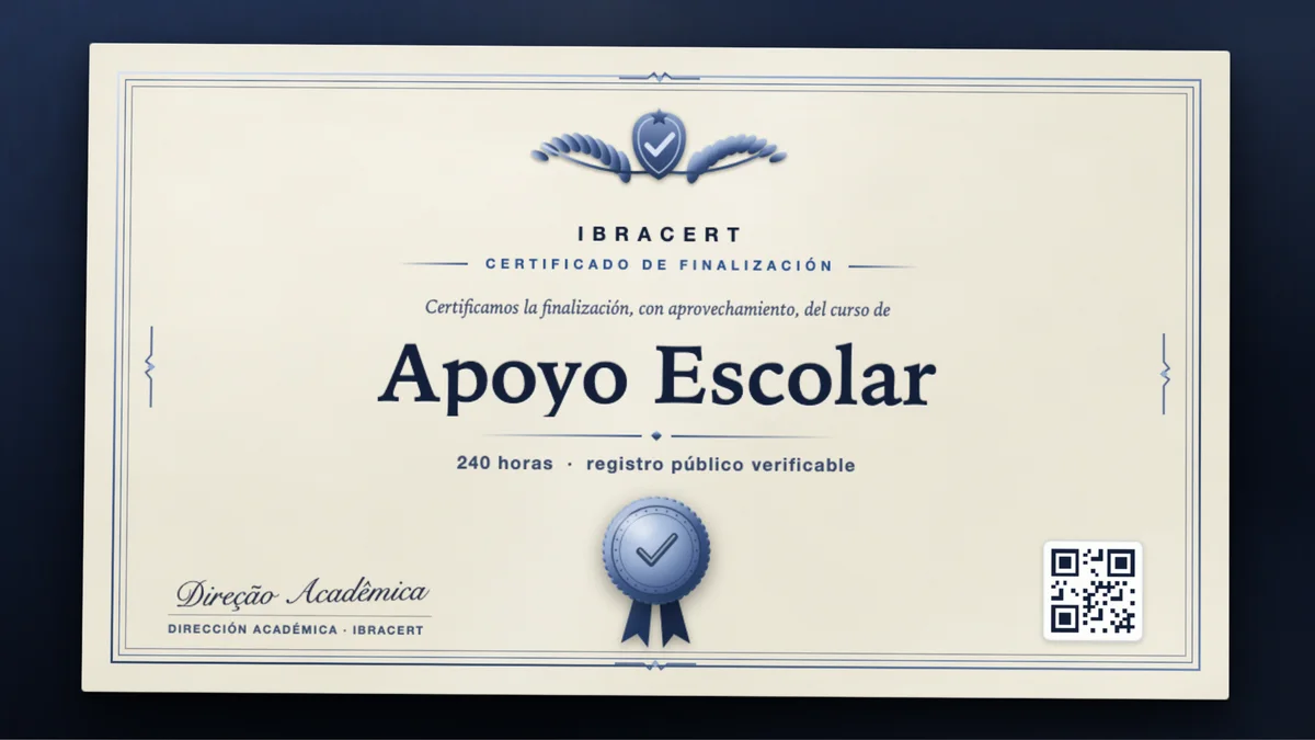 Portada del curso Apoyo Escolar