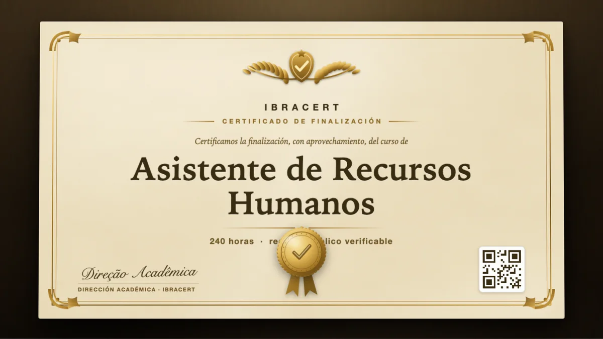 Portada del curso Asistente de Recursos Humanos