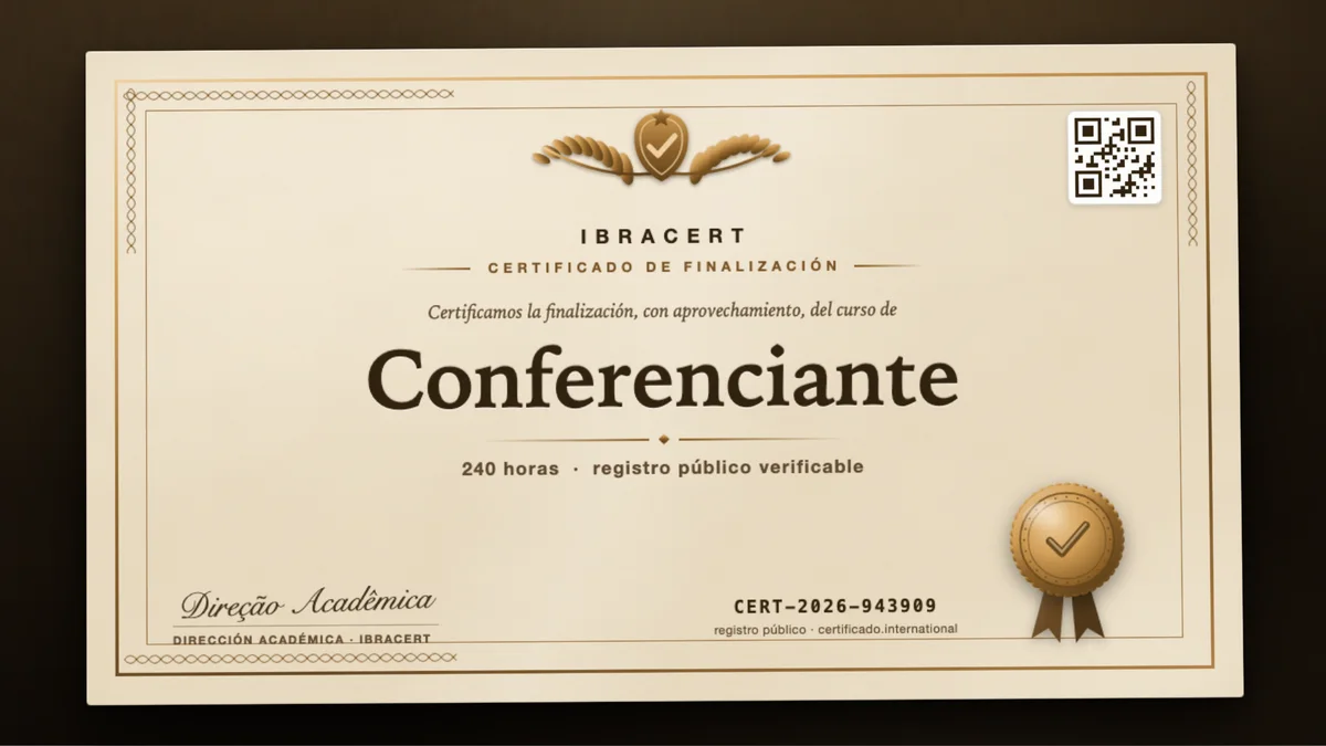 Portada del curso Conferenciante