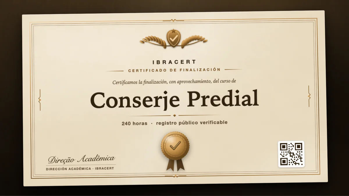 Portada del curso Conserje Predial