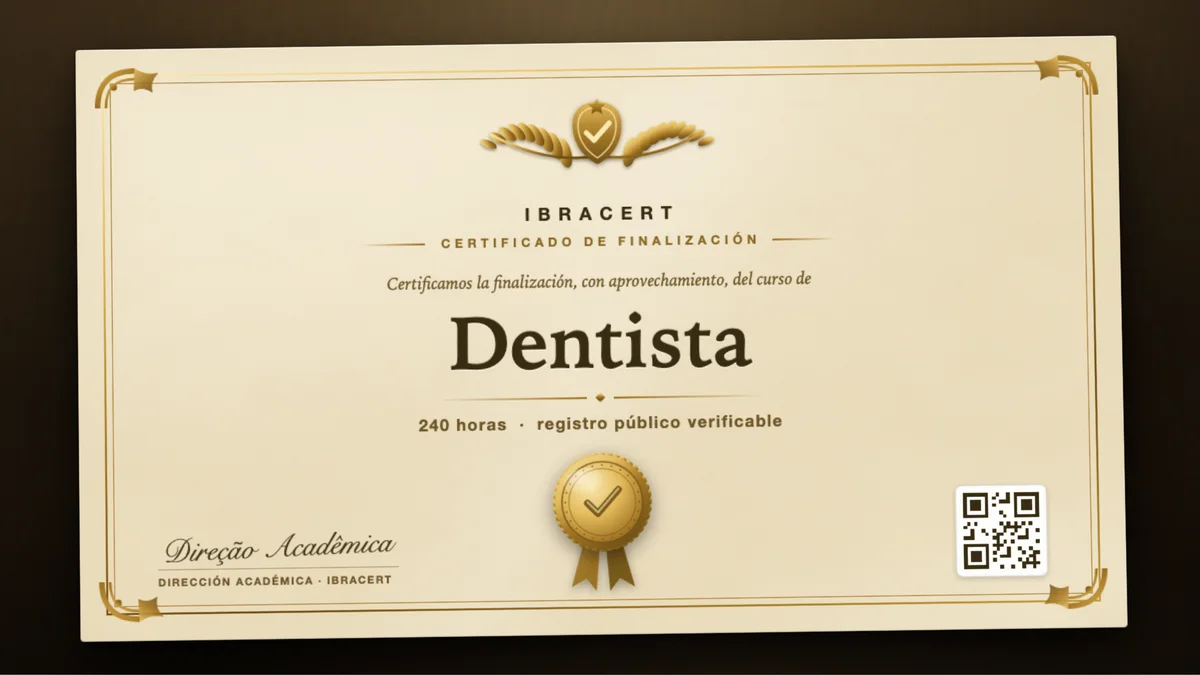 Portada del curso Dentista