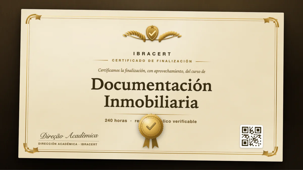 Portada del curso Documentación Inmobiliaria