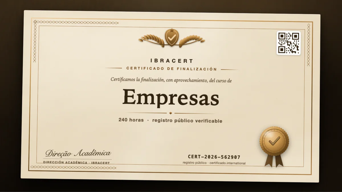 Portada del curso Empresas
