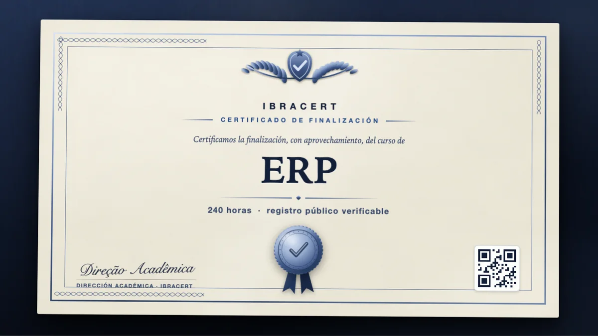 Portada del curso ERP