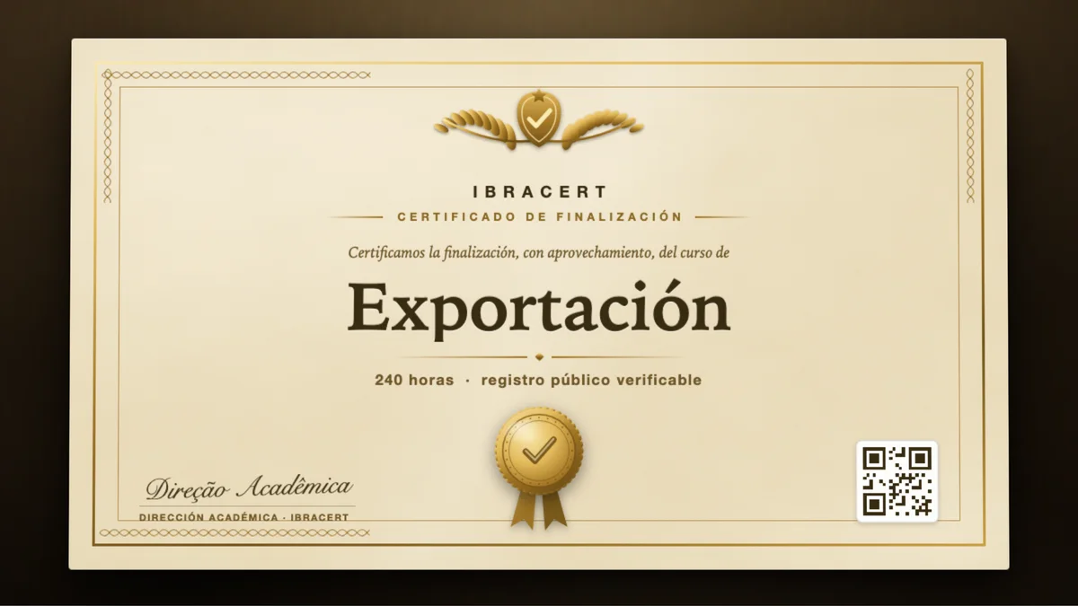 Portada del curso Exportación