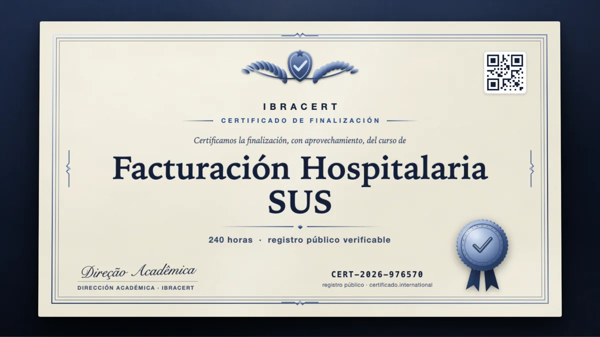 Portada del curso Facturación Hospitalaria SUS