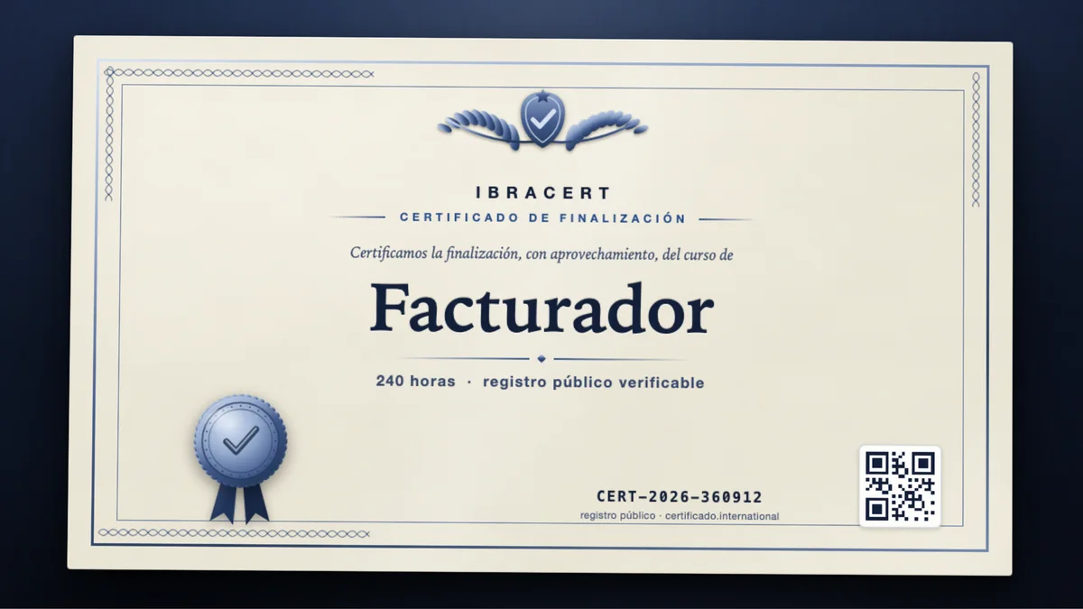 Portada del curso Facturador