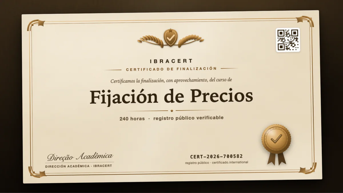 Portada del curso Fijación de Precios