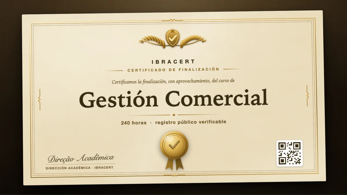 Portada del curso Gestión Comercial
