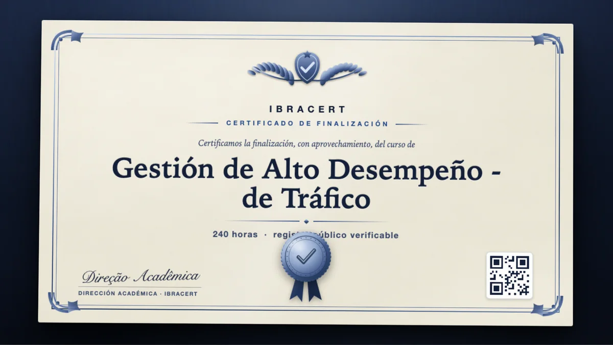 Portada del curso Gestión de Alto Desempeño - de Tráfico