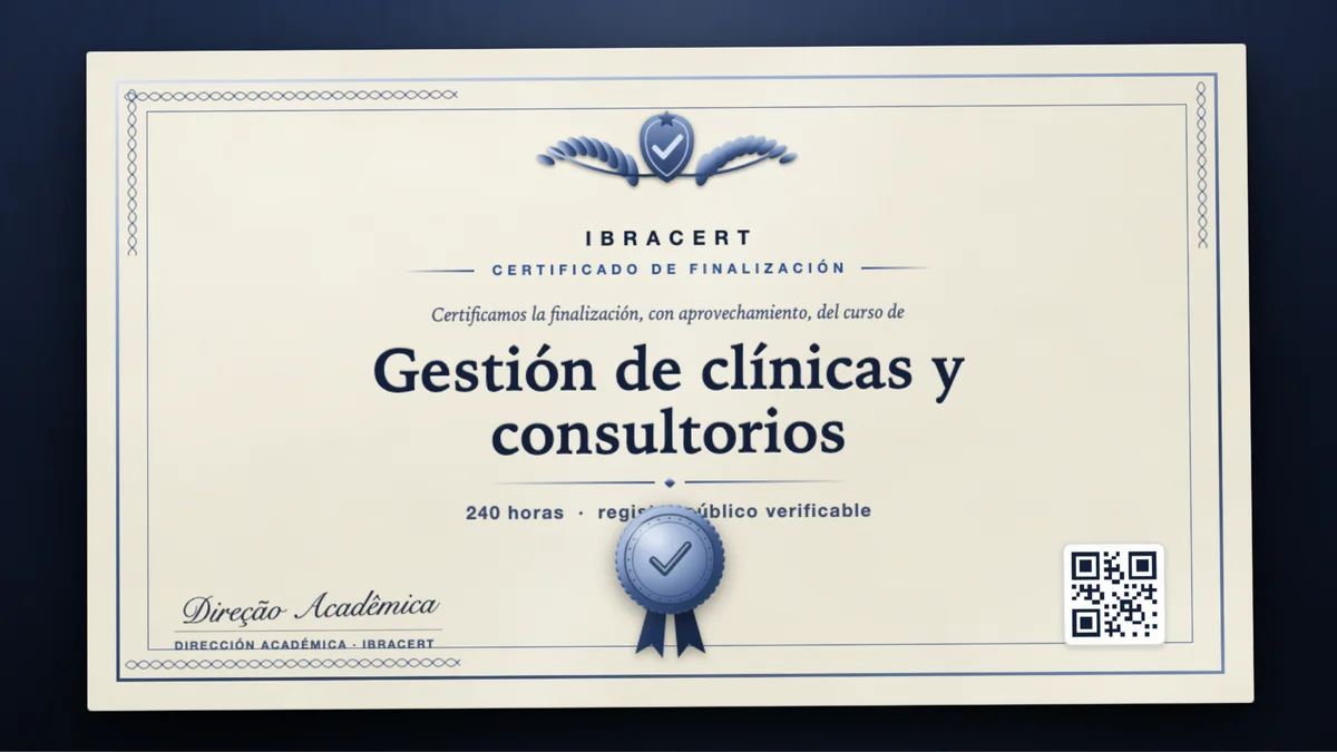 Portada del curso Gestión de clínicas y consultorios