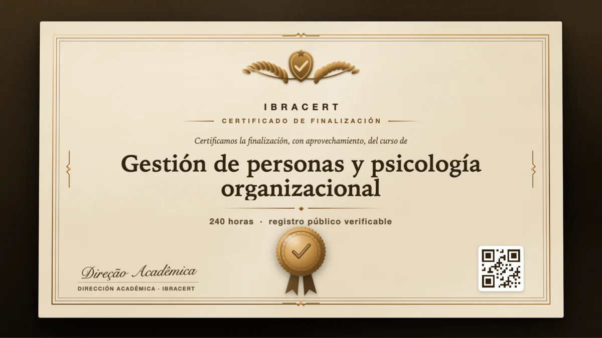 Portada del curso Gestión de personas y psicología organizacional