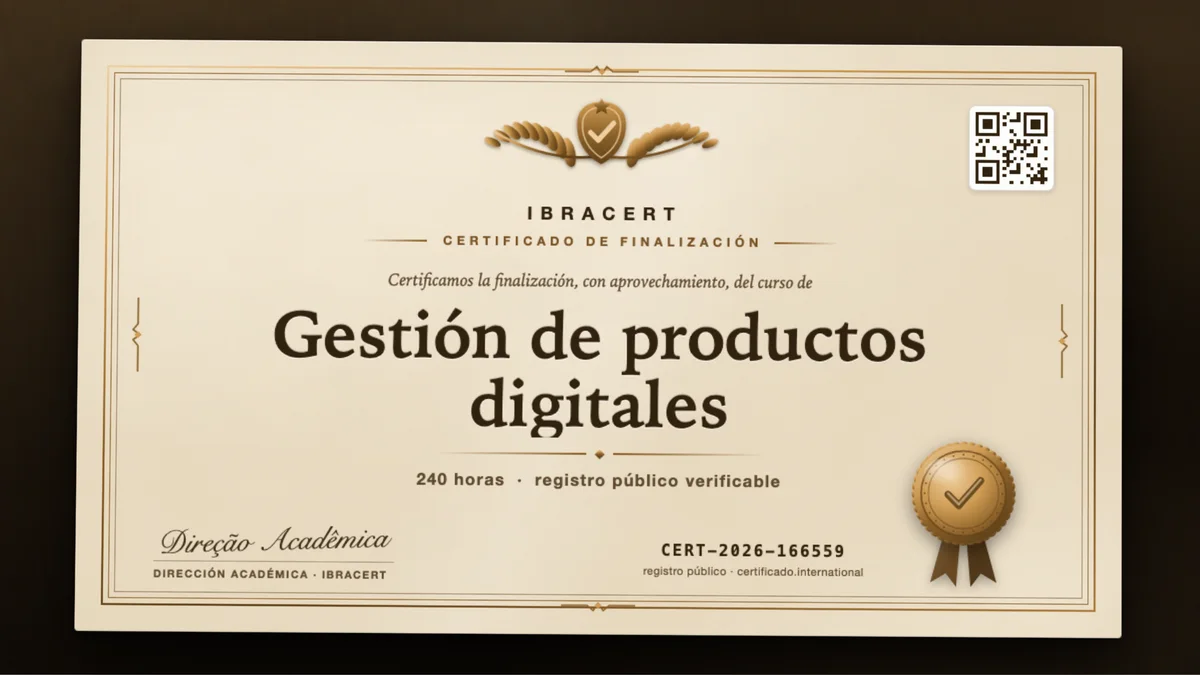 Portada del curso Gestión de productos digitales