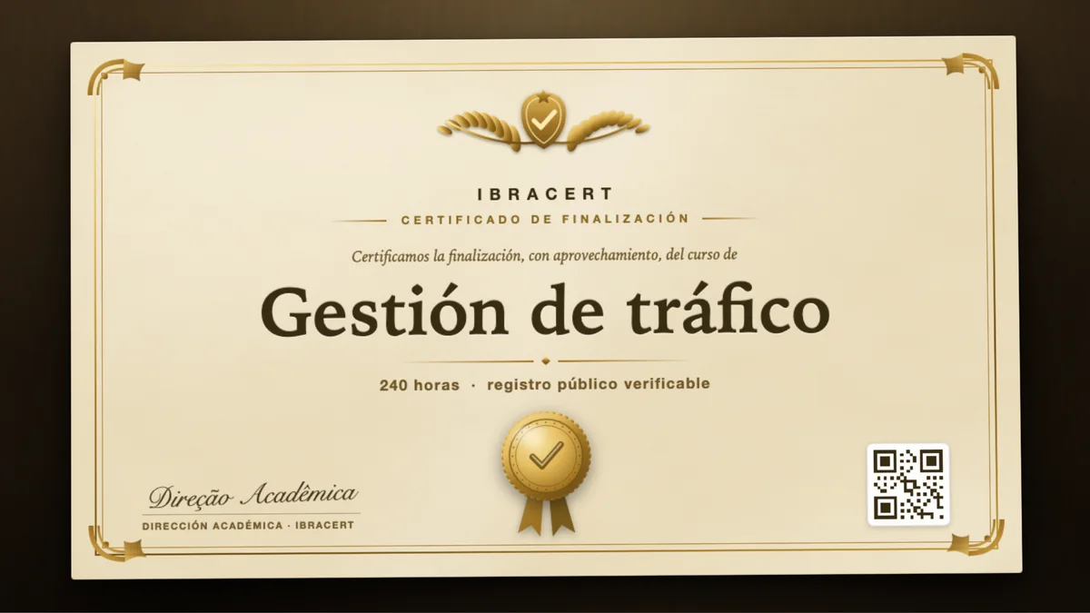 Portada del curso Gestión de tráfico