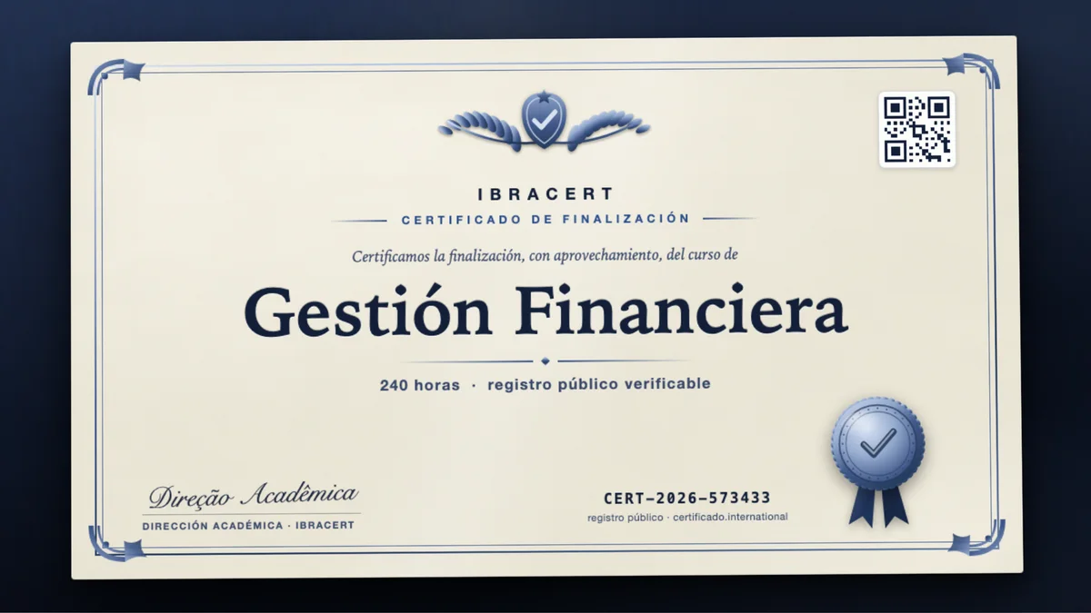 Portada del curso Gestión Financiera