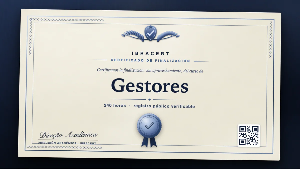 Portada del curso Gestores