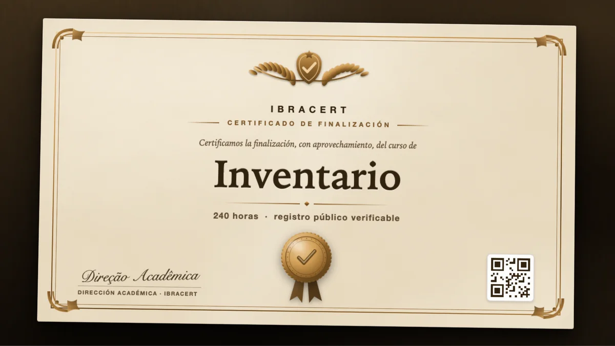 Portada del curso Inventario