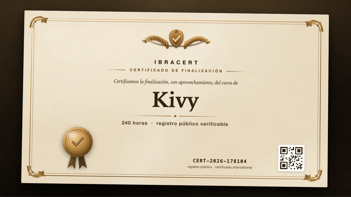 Portada del curso Kivy