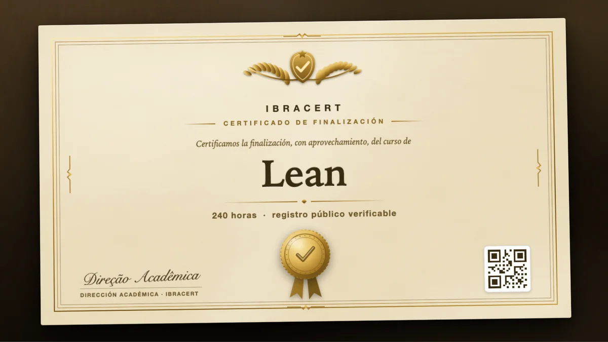 Portada del curso Lean
