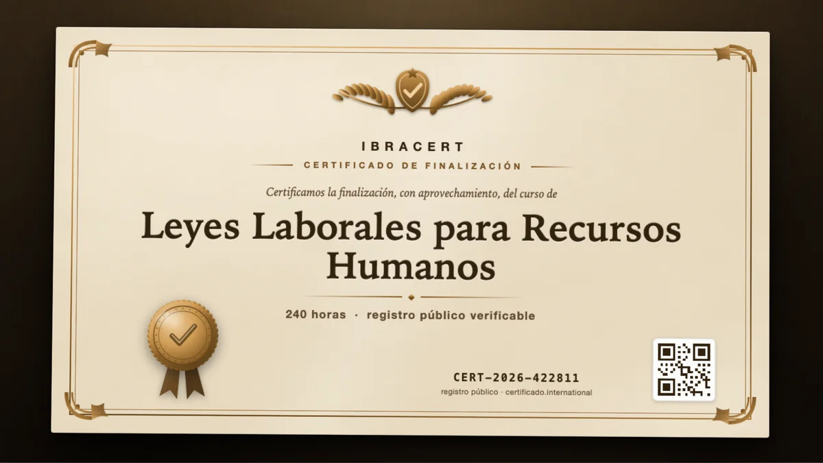 Portada del curso Leyes Laborales para Recursos Humanos