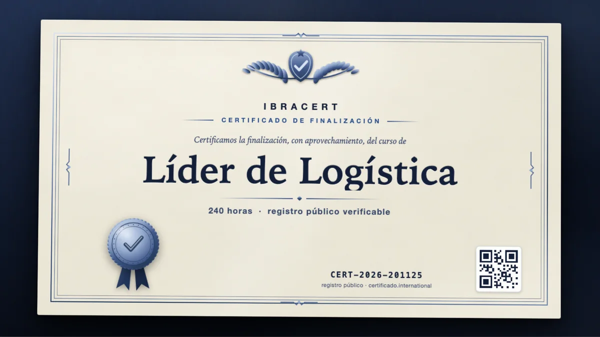 Portada del curso Líder de Logística