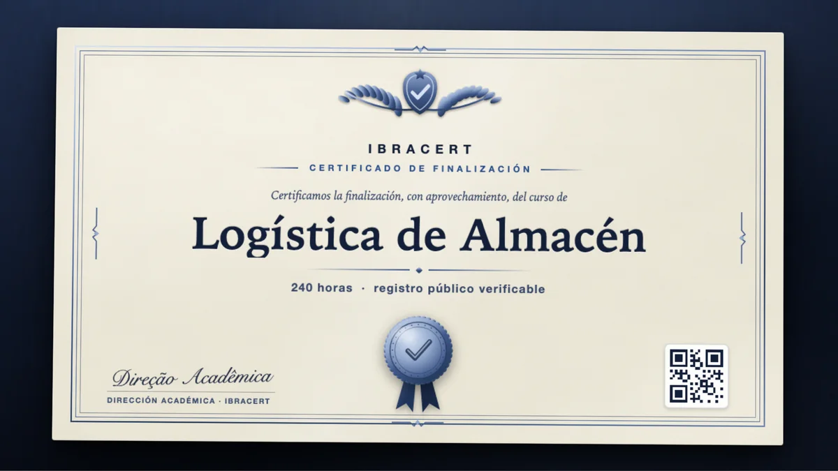 Portada del curso Logística de Almacén
